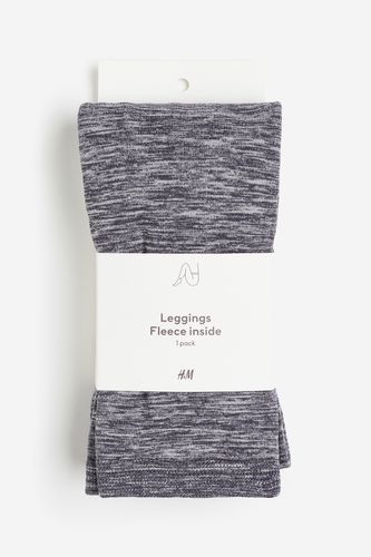 Fleece-Leggings Grau, Nylons & Strumpfhosen in Größe M. Farbe: - H&M - Modalova