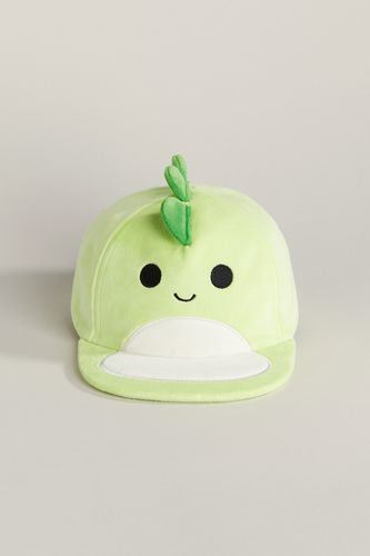 Mütze aus Velours mit Applikation Knallgrün/Squishmallows, Caps in Größe 110/116. Farbe: - H&M - Modalova