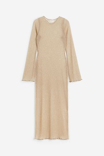 Schimmerndes Kleid Beige/Goldfarben, Alltagskleider in Größe S. Farbe: - H&M - Modalova