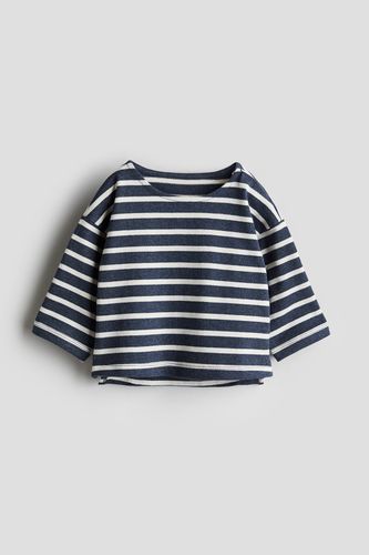 Shirt aus Baumwolljersey Marineblau/Weiß gestreift, T-Shirts & Tops in Größe 68. Farbe: - H&M - Modalova