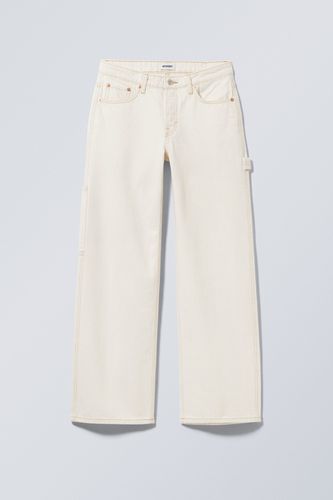 Workwear-Jeans Young Weiß, Baggy in Größe W 26. Farbe: - Weekday - Modalova