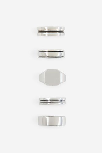 Er-Pack Ringe Silberfarben in Größe S. Farbe: - H&M - Modalova