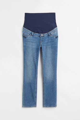 MAMA Slim Straight High Ankle Jeans Blau, Unterwäsche in Größe XXL. Farbe: - H&M - Modalova