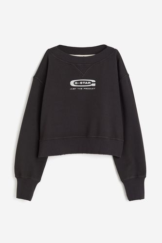 Vintage Cropped Logo Loose Sweatshirt , Sweatshirts in Größe M - G-Star Raw - Modalova