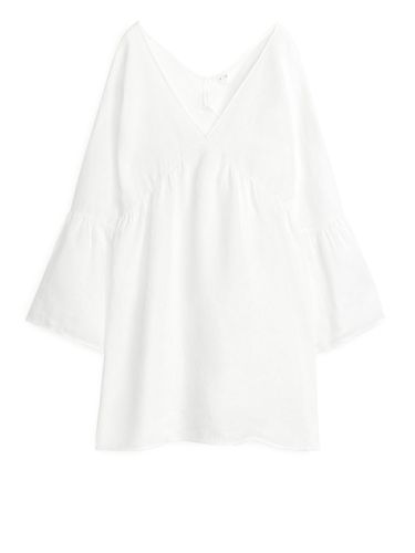 Leinenkleid Weiß, Alltagskleider in Größe L. Farbe: - Arket - Modalova