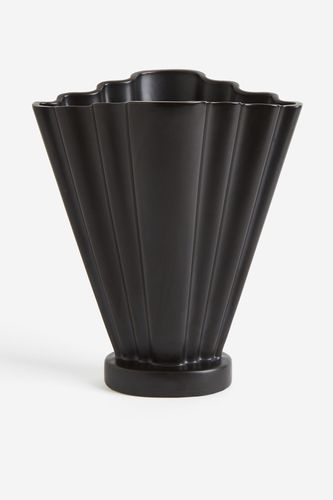 Große Vase aus Steingut Schwarz in Größe Onesize. Farbe: - H&m Home - Modalova