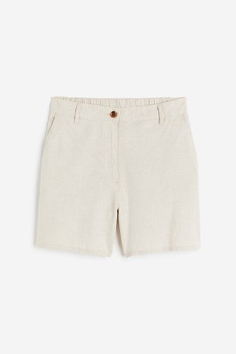 Shorts aus Leinenmix Hellbeige in Größe XL. Farbe: - H&M - Modalova