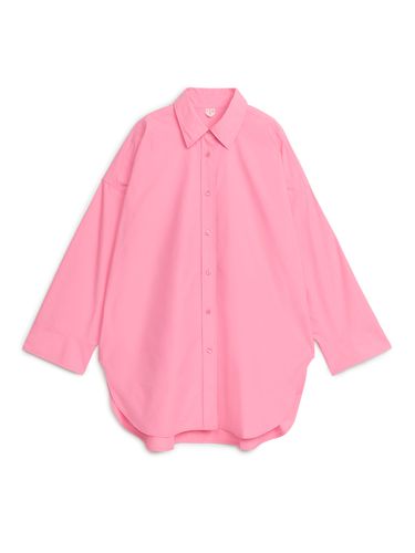 Oversized-Hemd aus Popeline Rosa, Freizeithemden in Größe 38. Farbe: - Arket - Modalova