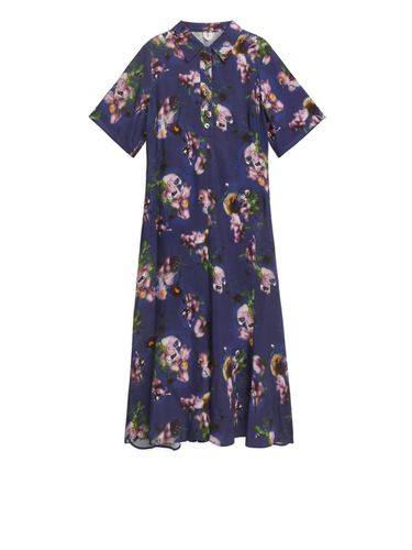 Kleid mit Slowflower-Print Blau/Mehrfarbig, Alltagskleider in Größe 34. Farbe: - Arket - Modalova