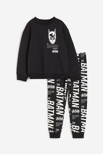 Teiliges Sweatshirt-Set mit Print Schwarz/Batman, Kleidung Sets in Größe 92. Farbe: - H&M - Modalova
