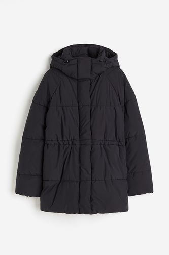 Puffer Jacket mit Kapuze Schwarz, Jacken in Größe M. Farbe: - H&M - Modalova
