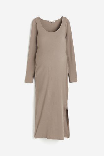 MAMA Geripptes Bodycon-Kleid Taupe, Kleider in Größe L. Farbe: - H&M - Modalova