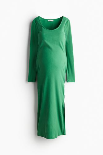 MAMA Geripptes Bodycon-Kleid Grün, Kleider in Größe XXL. Farbe: - H&M - Modalova