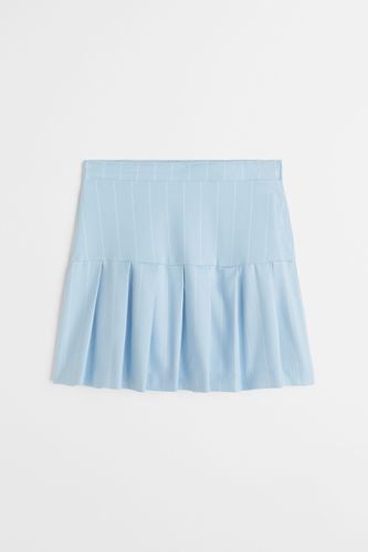 Faltenrock aus Twill Hellblau/Gestreift, Röcke in Größe 158. Farbe: - H&M - Modalova