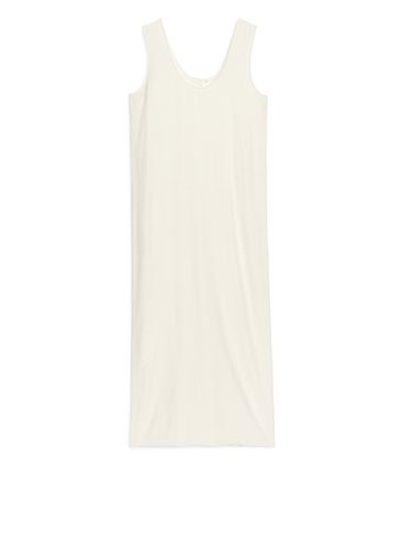 Langes Crinkle-Kleid Weiß, Alltagskleider in Größe XS. Farbe: - Arket - Modalova