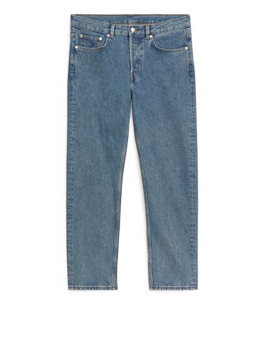 PARK CROPPED Regular Straight Jeans Blau in Größe 29/30. Farbe: - Arket - Modalova