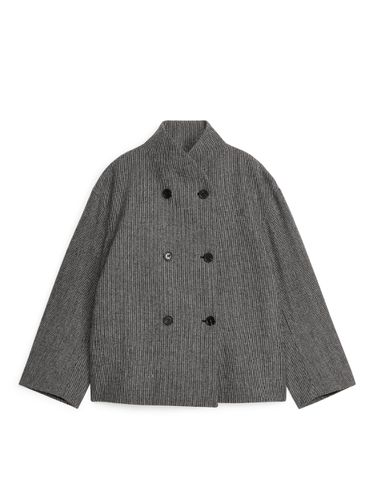 Wolljacke mit Schalkragen Grau, Jacken in Größe 34. Farbe: - Arket - Modalova