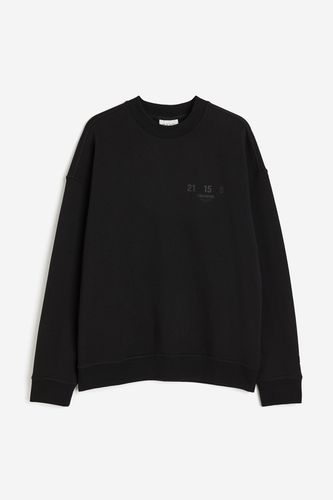 DryMove™ Sweatshirt mit Printdetail Schwarz, Sport – Pullover & Strickjacken in Größe XL. Farbe: - H&M - Modalova