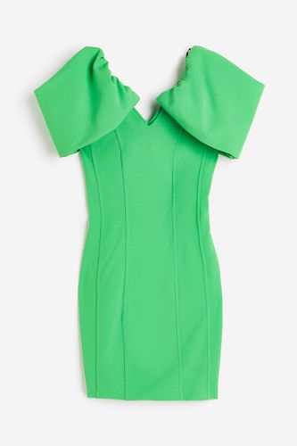 Bodycon-Kleid mit V-Ausschnitt Grün, Party kleider in Größe XL. Farbe: - H&M - Modalova