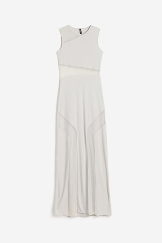 Bodycon-Kleid mit Mesh-Detail Hellgrau, Alltagskleider in Größe M. Farbe: - H&M - Modalova