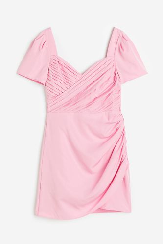 Kleid mit Puffärmeln Hellrosa, Alltagskleider in Größe 34. Farbe: - H&M - Modalova