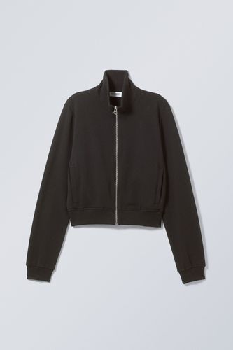 Jacke aus Sweatstoff Schwarz, Sportjacken in Größe XS. Farbe: - Weekday - Modalova