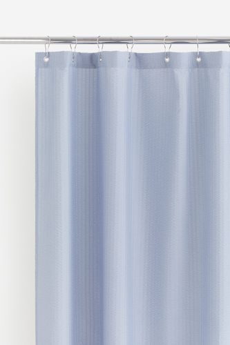 Duschvorhang aus Seersucker Hellblau, Duschvorhänge in Größe 180x200 cm. Farbe: - H&m Home - Modalova
