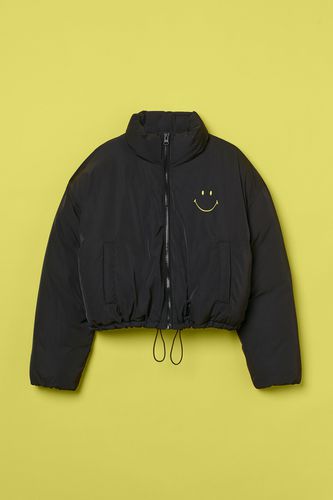 Kurzes Puffer Jacket Schwarz/Smiley®, Jacken in Größe XL. Farbe: - H&M - Modalova