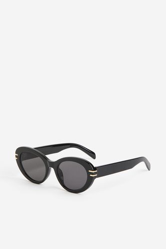 Runde Sonnenbrille Schwarz, Sonnenbrillen in Größe Onesize. Farbe: - H&M - Modalova