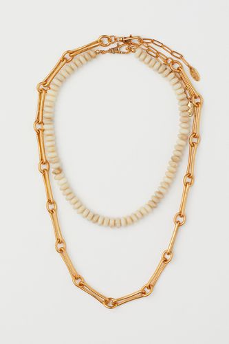 Er-Pack Halsketten Goldfarben in Größe Onesize. Farbe: - H&M - Modalova