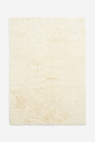 Getufteter Teppich aus Wollmix Hellbeige, Teppiche in Größe 170x240 cm. Farbe: - H&m Home - Modalova