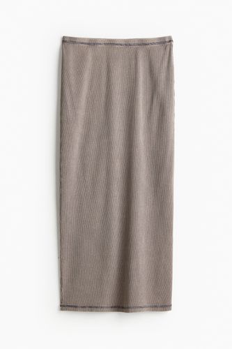 Maxirock aus Jersey Greigemeliert, Röcke in Größe L. Farbe: - H&M - Modalova
