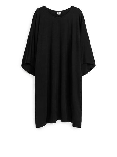 Jerseykleid aus Lyocell Schwarz, Alltagskleider in Größe S. Farbe: - Arket - Modalova