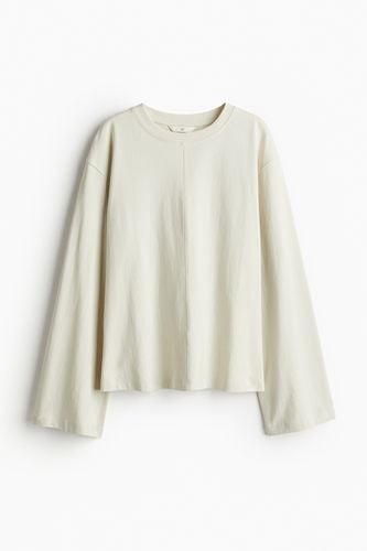 Shirt in Loose Fit Naturweiß, Tops Größe L. Farbe: - H&M - Modalova