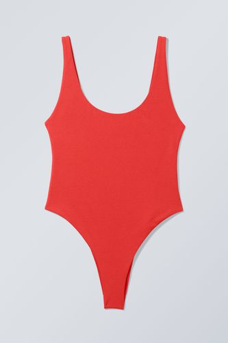 Sportlicher Badeanzug Shine Roter Schimmer, Badeanzüge in Größe XL. Farbe: - Weekday - Modalova