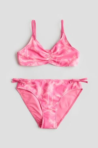 Bikini mit Schleifen Rosa/Palmen, Bikinis in Größe 170. Farbe: - H&M - Modalova