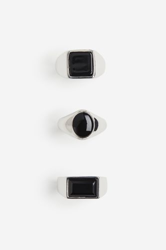 Er-Pack Ringe Silberfarben in Größe M. Farbe: - H&M - Modalova