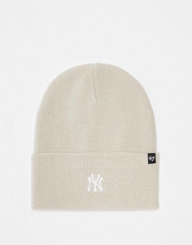 New York Yankees - Berretto écru con logo piccolo - 47 Brand - Modalova