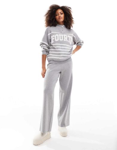 Pantalon droit d'ensemble en maille - 4Th & Reckless - Modalova