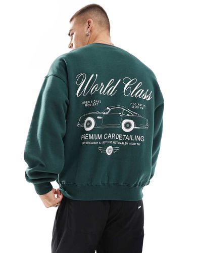 Cotton On - Felpa squadrata con grafica rétro "World Class" - Cotton:On - Modalova