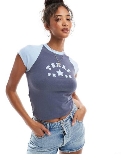 T-shirt rétro à manches raglan à motif graphique - universitaire - Cotton On - Modalova