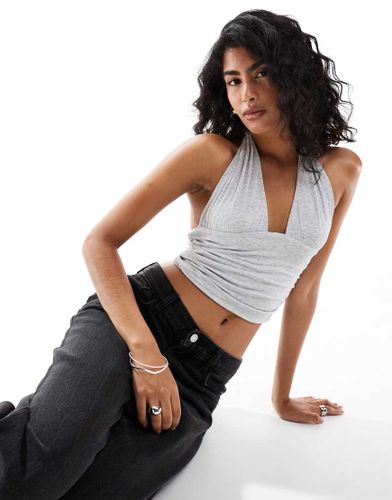 Top dos nu froncé et côtelé - Cotton On - Modalova