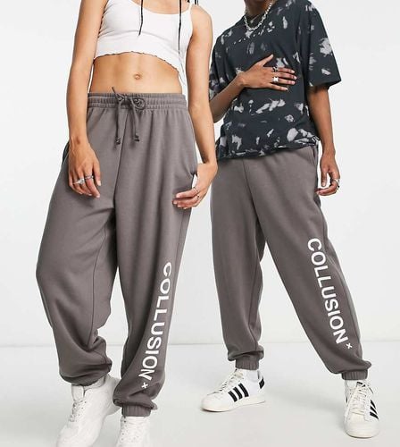 Joggers unisex con logo scuro - Collusion - Modalova