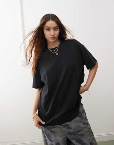 T-shirt oversize nera - Collusion - Modalova