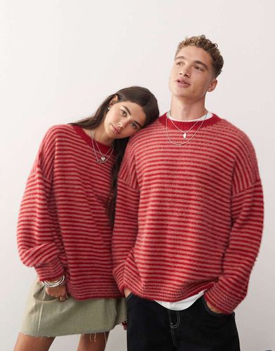 Unisex - Maglione girocollo soffice a righe - Collusion - Modalova