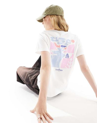 Boundless Beauty - T-shirt bianca con stampa sul retro - Columbia - Modalova