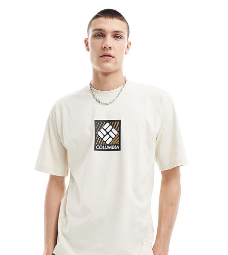 Reventure - T-shirt color gesso con riquadro del logo - Columbia - Modalova
