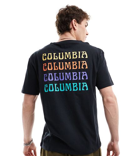 Unionville - T-shirt nera con stampa sul retro - In esclusiva per ASOS - Columbia - Modalova