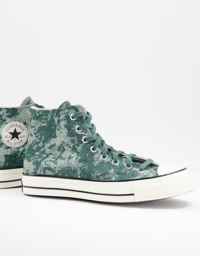 Chuck 70 - Sneakers alte in jacquard testurizzate verdi - Converse - Modalova