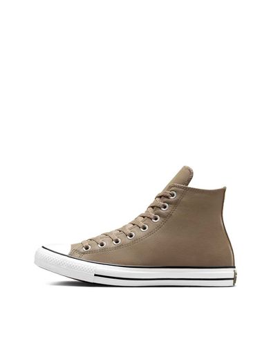 Chuck Taylor All Star Hi - Sneakers alte tortora in pelle - Converse - Modalova